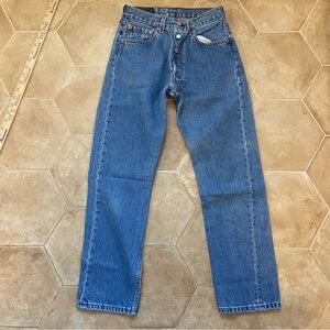 Levi’s 501 Blue Denim Jeans waist 27